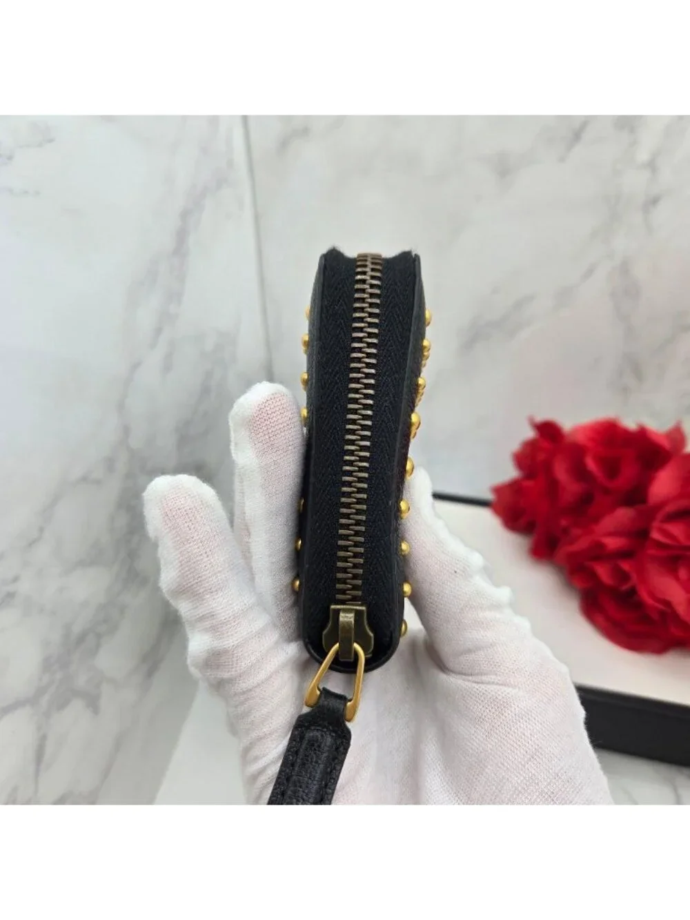 Gucci Wallet Animalier Taiga Studs - Picture 10 of 15